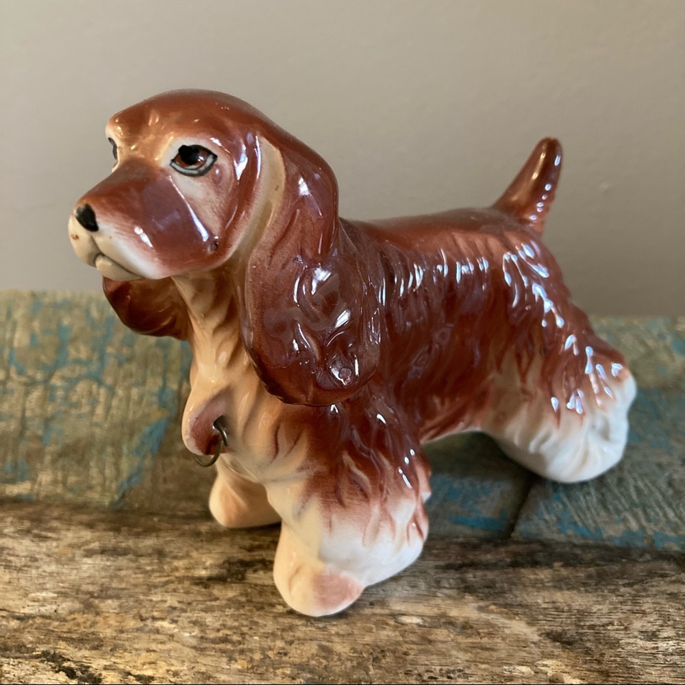 Vintage Ceramic Cocker Spaniel Japan